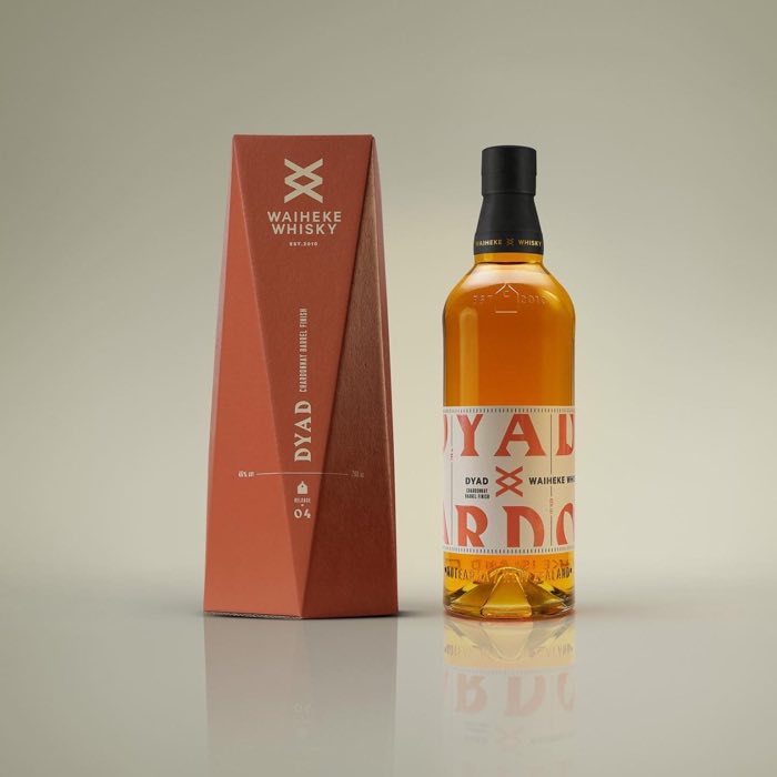 Waiheke Whisky DYAD packaging